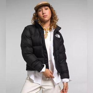 The North Face 1996 Retro Nuptse Black 700 Down Jacket Womens XL NWT